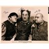 Image 1 : Larry, Moe, and Curly Joe signed movie still photo