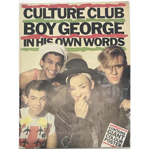 Boy George In His Own Words unsigned book