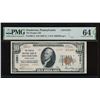 1929 $10 Souderton PA National PMG 64EPQ