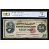 Image 1 : 1882 $50 Gold Certificate PCGS 20