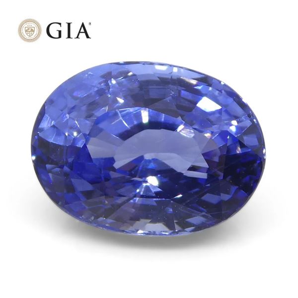 Dazzling 3.65 Ct GIA Certified Natural Sapphire