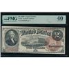 Image 1 : 1880 $2 Legal Tender Note PMG 40