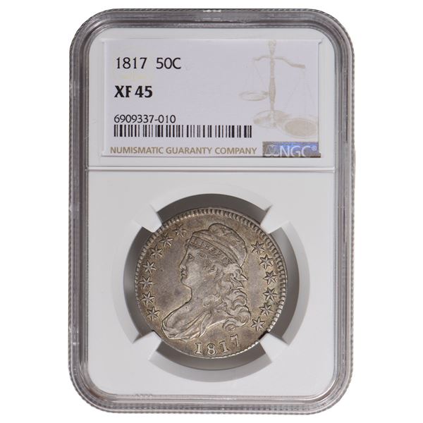 1817 Capped Bust Half Dollar NGC XF45