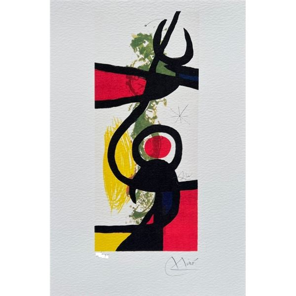Joan Miro LES GRANDES Facsimile Signed Limited Edition Giclee