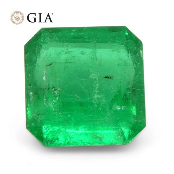 Amazing 3.07 Ct GIA Certified Natural Emerald