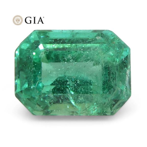 Impressive 1.37 Ct GIA Certified Natural Emerald