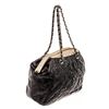 Image 3 : Chanel Black Leather Chain Tote Bag