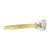 Image 5 : Vintage 14k TT Gold 0.56 ctw Old European Prong Diamond Solitaire Engagement Rin