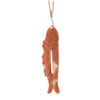 Image 5 : Vintage 14k Gold Carved Coral Fish on Line Pendant & Tubes on Chain Necklace