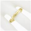 Image 3 : NEW Mens Classic 14K Yellow Gold 4mm Plain Dome Polished Wedding Band Ring