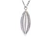 Image 2 : 18K WG Eichhorn Diamond Pendant and Chain