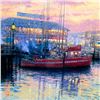 Image 2 : Fishermans Wharf San Francisco by Thomas Kinkade (1958-2012)