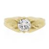 Image 5 : Antique 14k Gold 0.95 ctw GIA Certified Old Cut Belcher Diamond Engagement Ring