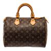 Louis Vuitton Brown Monogram Canvas Speedy 30 Satchel Bag