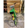 Image 2 : GREEN & YELLOW E-BIKE WITH BATTERY WITH KEY & CHARGER