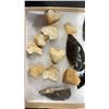 Image 2 : ASSORTED ARROW HEADS, SHARK TEETH & SELENITE