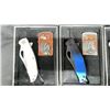 Image 3 : 4 FOLDING KNIVES WITH LIGHTERS