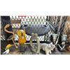 Image 2 : SHELF LOT OF ASSORTED ITEMS, INCLUDING: AFRICAN CARVING, PLAQUES, WOODEN CARVINGS & MORE