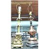 Image 2 : SHELF LOT OF ASSORTED TABLE LAMPS (NO SHADES)