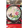 Image 2 : SHELF LOT OF ASSORTED ITEMS, INCLUDING: ZODIAC ART BOOK,  & DECORATIVE PLAQUE