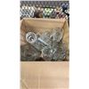Image 2 : SHELF OF ASSORTED KITCHEN WARE, INCLUDING GLASSES, TRAVEL MUGS, ELECTRIC KNIFE & MORE