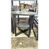 Image 2 : BLACK WOODEN ROUND SIDE TABLE APPROX 24" X 24"
