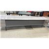 Image 2 : ENTERTAINMENT UNIT APPROX 79" X 15.5" X 16.5" *MISSING TOP*