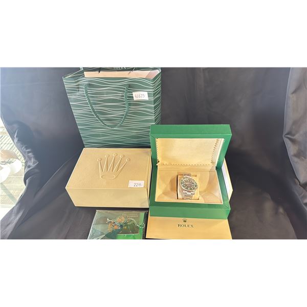 SUPER CLONE REPLICA ROLEX OYSTER PERPETUAL SUBMARINER WATCH WITH BOX & BAG