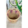 Image 2 : WOVEN AFRICAN BASKET APPROX. 21" X 20.5"