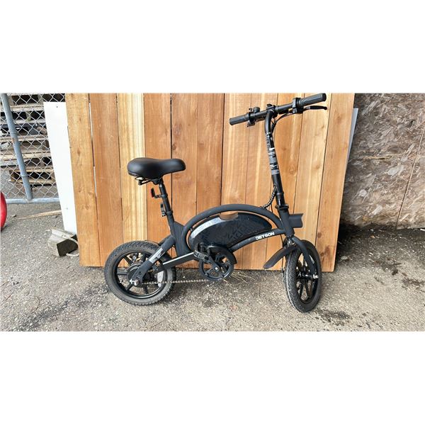JETSON BOLT PRO E-BIKE (NO CHARGER, NO KEY, UNKNOWN WORKING CONDITION)