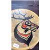 Image 2 : FIRST NATIONS SKIN DRUM "FROM MY HEART TO YOURS JUDY" MADE BY ADELE MUSKWASKACHO ARENEAU
