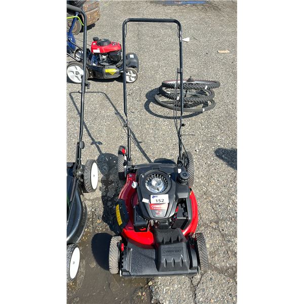 TROYBILT 21" FRONT WHEEL DRIVE GAS MOWER (NO REAR BAG, MISSING PIECES, UNKNOWN WORKING CONDITION)