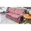 Image 1 : LA-Z-BOY 2 CUSHION LOVE SEAT, HIDE A BED. 74" X 38" X 36". FULL SIZE (53" WIDE) MATTRESS