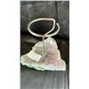 Image 3 : AMETHYST BASE CANDLE HOLDER