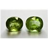 Image 3 : 13.76 CT CERTIFIED PERIDOT GEMSTONE PAIR ($9,630 APPRAISAL)