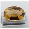 Image 2 : 116.14 CT CERTIFIED MADEIRA CITRINE GEMSTONE ($13,415 APPRAISAL)