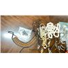 Image 2 : BAG OF ASSORTED AFRICAN JEWELRY, & COSTUME JEWELRY SOME STERLING SILVER