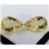 Image 2 : 71.50 CT FANCY LEMON QUARTZ GEMSTONE PAIR ($8,760 APPRAISAL)