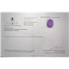 Image 1 : 66.10 CT CERTIFIED FANCY AMETHYST GEMSTONE ($7,140 APPRAISAL)