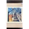 Image 2 : 2 FRAMED WOOD BLOCK LIMITED EDITION PRINTS ITALIAN 26" X 23" AUTHENTIC ITALIAN WRITEN IN ROMAN