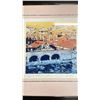 Image 4 : 2 FRAMED WOOD BLOCK LIMITED EDITION PRINTS ITALIAN 26" X 23" AUTHENTIC ITALIAN WRITEN IN ROMAN