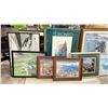 Image 2 : LOT OF ASSORTED PAINTING PRINTS, & FRAMES