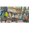 Image 1 : SHELF OF ASSORTED VASES, WALL DECOR & MORE