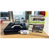 Image 1 : XBOX 360, CONTROLLERS, & GAMES/ SOME EMPTY CASES (UNKNOWN WORKING CONDITIONS, NO POWER CORD)