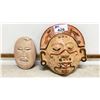 Image 1 : 2 CARVED MASKS