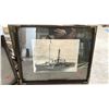 Image 3 : 2 FRAMED SIGNED SKETCHES (GLASS BROKEN )