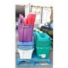 Image 2 : PALLET OF ASSORTED BINS SOME WITH LIDS