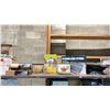 Image 1 : SHELF OF ASSORTED KITCHEN ITEMS, INCLUDING; SERVING PLATES, PITCHERS, & MORE