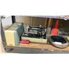 Image 2 : SHELF OF ASSORTED SEWING MACHINES, AND MORE