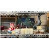 Image 2 : SHELF OF ASSORTED DRAGONS, CANDLES FIGURINES AND MORE